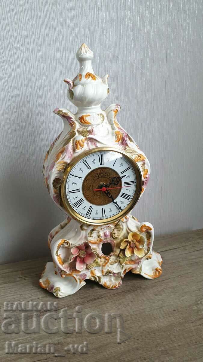 Μεγάλο ρολόι χαλαζία από πορσελάνη - 7