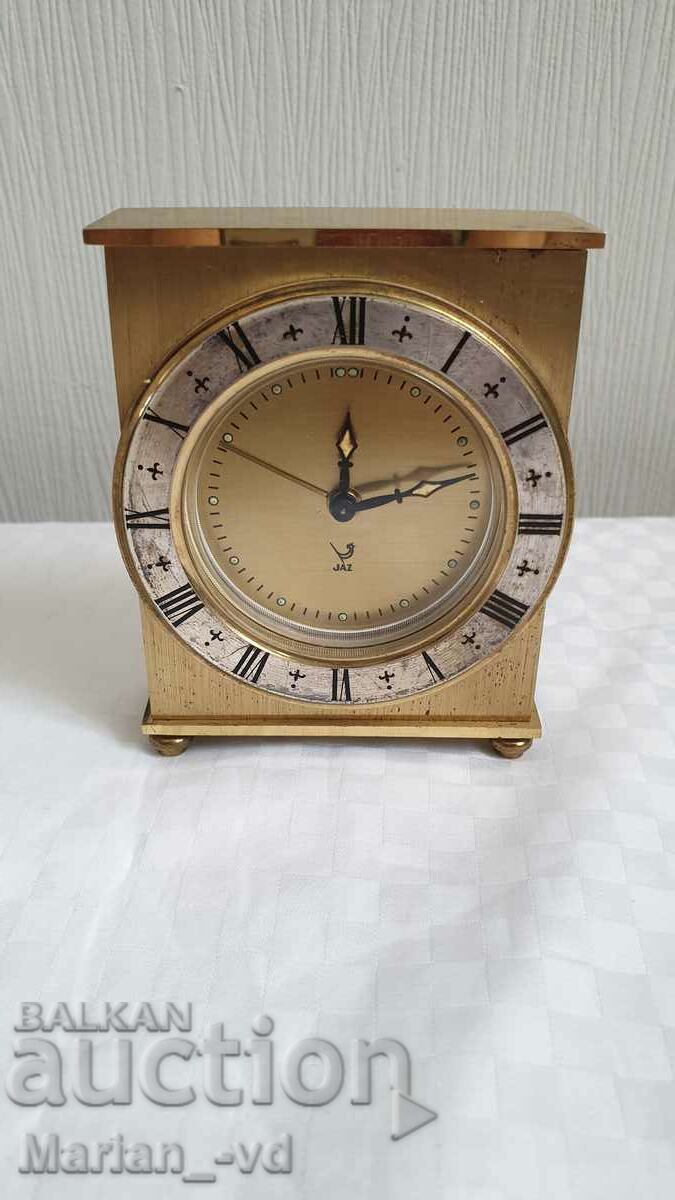Table bronze mechanical clock JAZ 1976 - 1978. with price 130.00 BGN | € 66.47