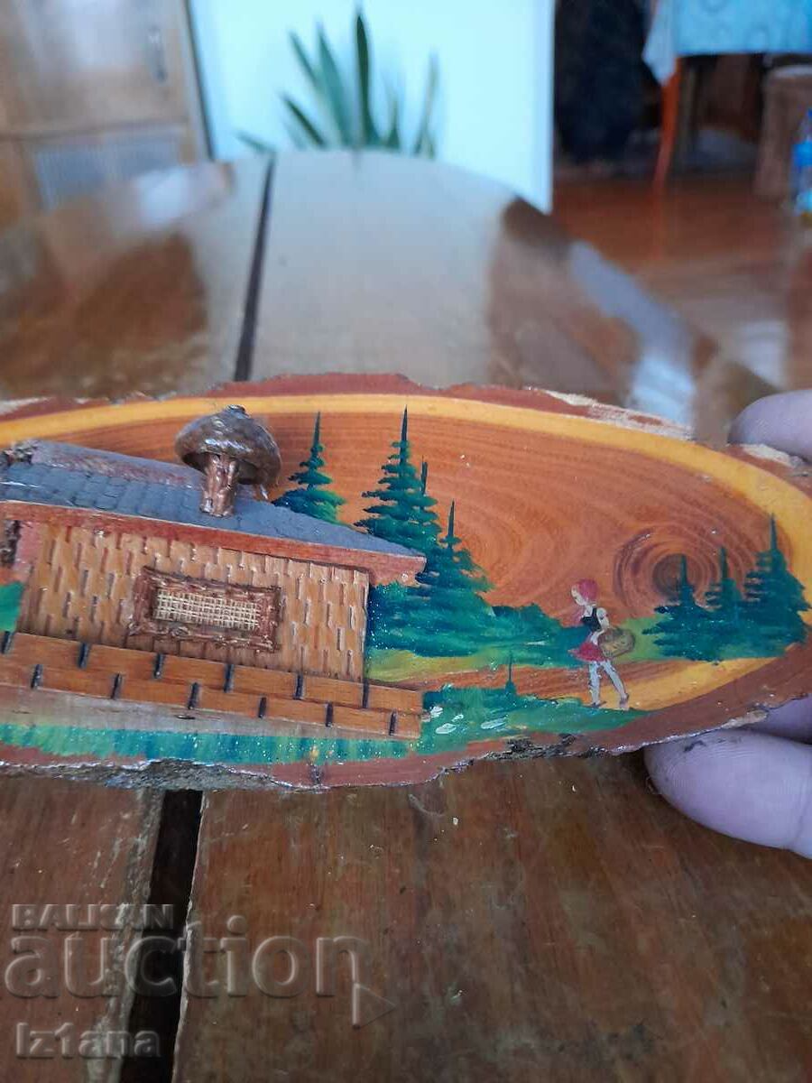 Old wooden decoration, souvenir - 5