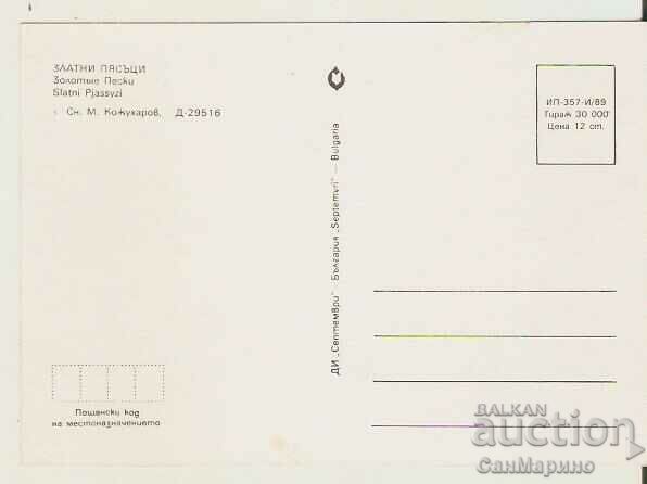 Card Bulgaria Varna Bad Sands Hotel "International" 1* with price 0.80 BGN | € 0.41 Card Bulgaria Varna Bad Sands Hotel "International" 1* with price 0.80 BGN | € 0.41