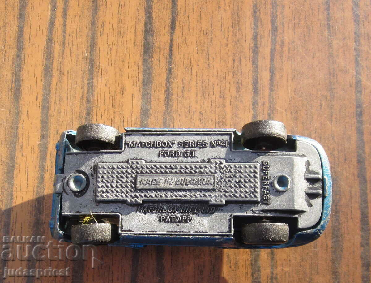 Bulgarian toy car ford FORD GT matchbox BULGARIA - 7