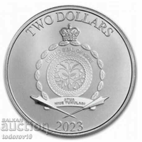 Silver Hercules 2023 - Greek myths and legends - island Samoa with price 129.99 BGN | € 66.46