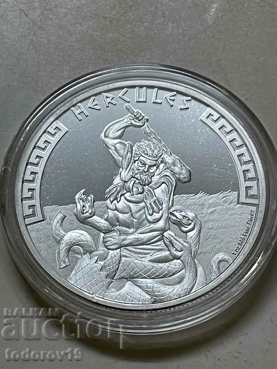 Auction  Silver Hercules 2023 - Greek myths and legends - island Samoa