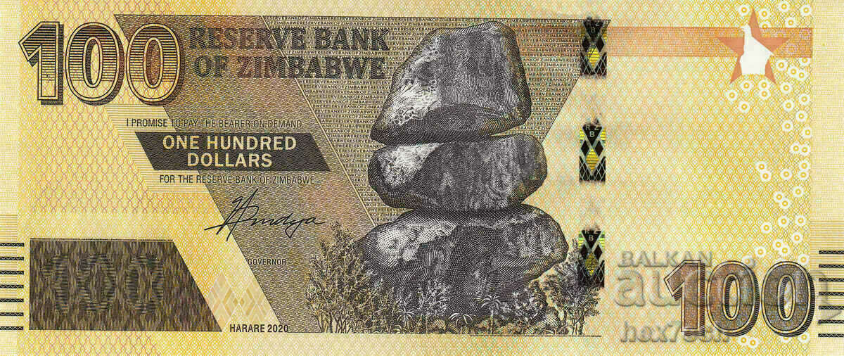 ❤️ ⭐ Zimbabwe 2020 $100 UNC new ⭐ ❤️ with price 2.99 BGN | € 1.53 ❤️ ⭐ Zimbabwe 2020 $100 UNC new ⭐ ❤️ with price 2.99 BGN | € 1.53