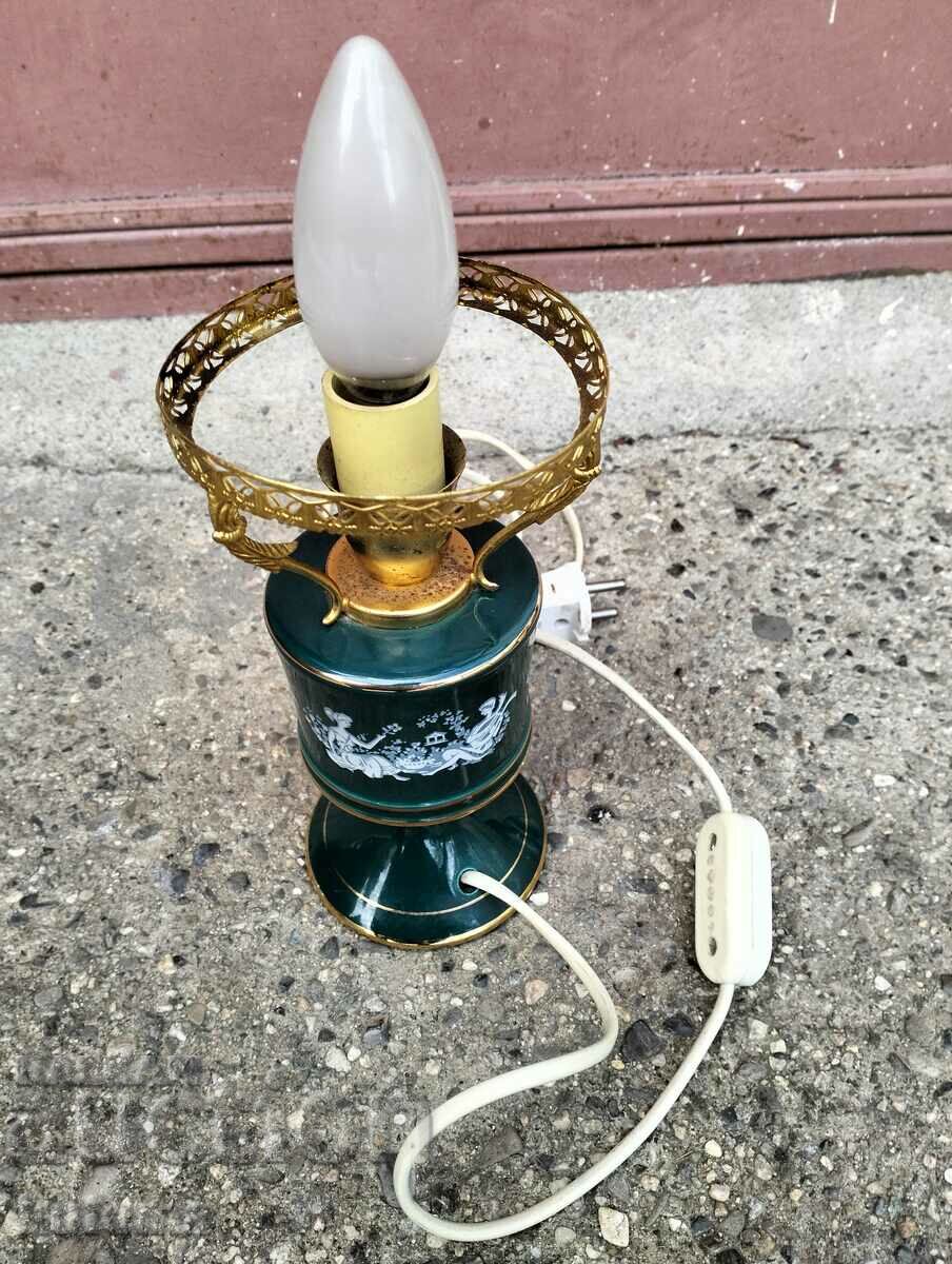 Vintage Muarry Feiss Porcelain Table Lamp - 5 Vintage Muarry Feiss Porcelain Table Lamp - 5