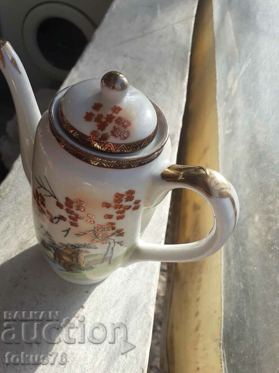 Kutani porcelain teapot Japan - 5 Kutani porcelain teapot Japan - 5