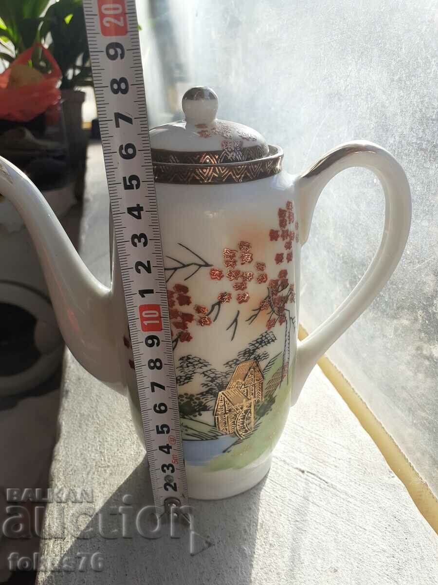 Kutani porcelain teapot Japan - 7 Kutani porcelain teapot Japan - 7