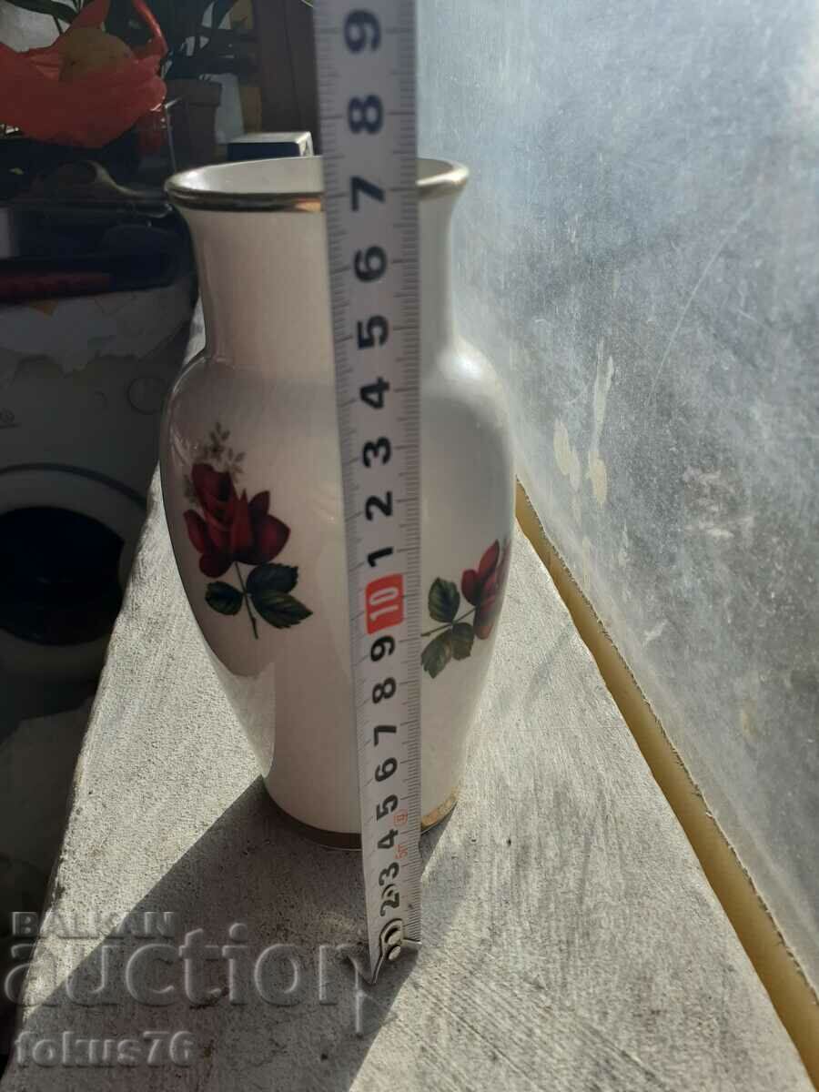 English porcelain vase gilt rose marking - 5 English porcelain vase gilt rose marking - 5