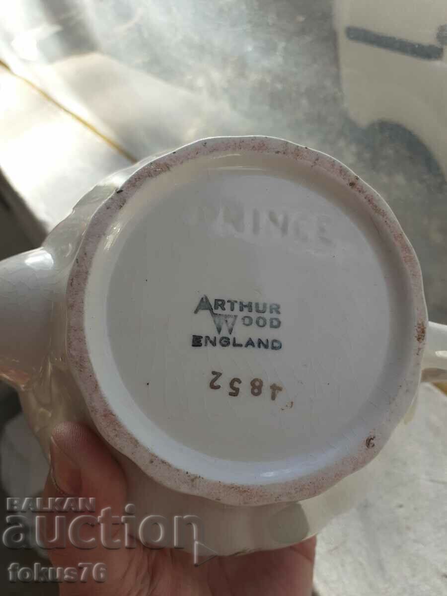 English porcelain teapot gilt rose marking - 5 English porcelain teapot gilt rose marking - 5