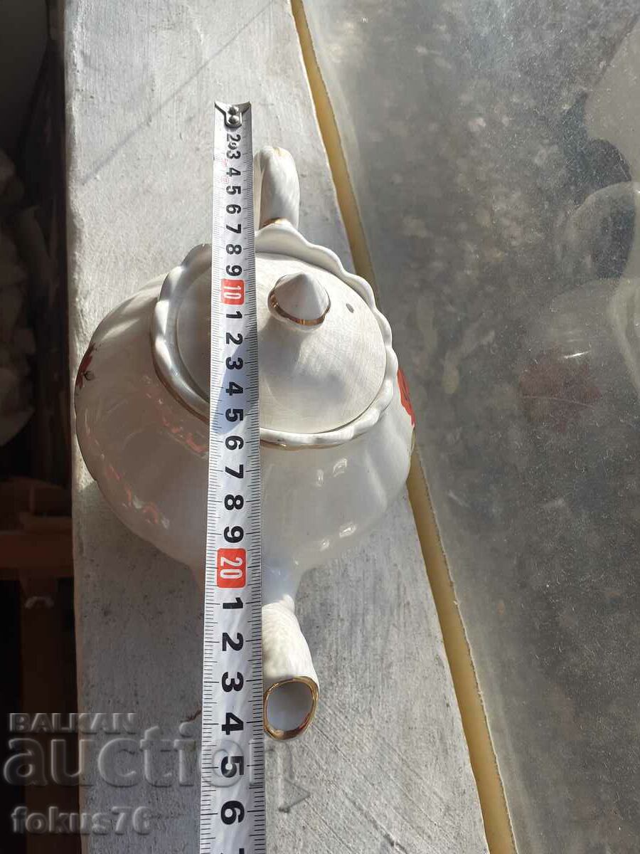 English porcelain teapot gilt rose marking - 7 English porcelain teapot gilt rose marking - 7