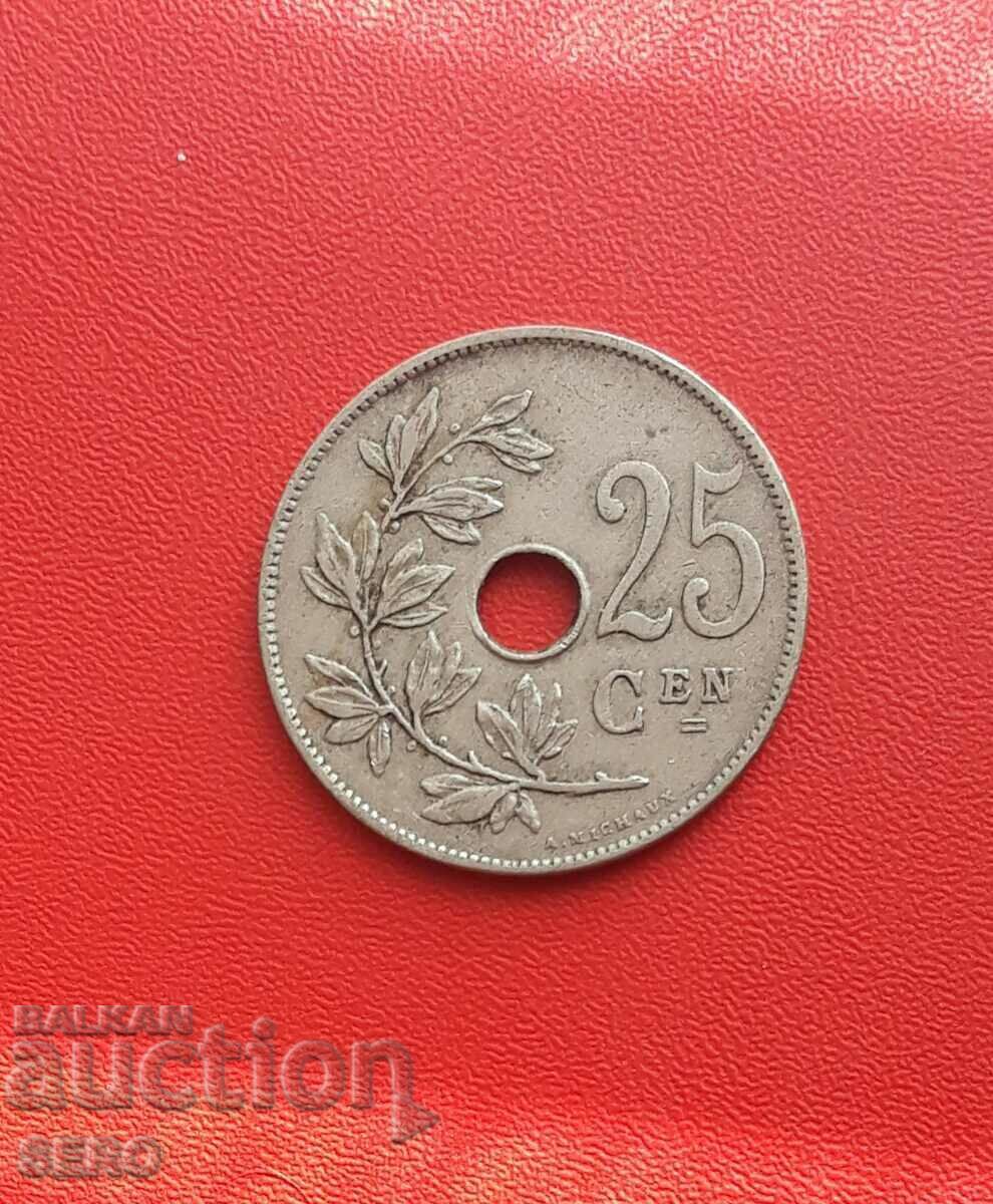 Belgia - 25 de cenți 1928