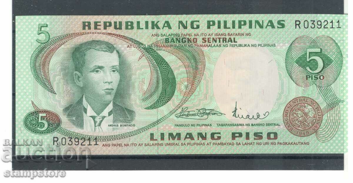 Filipine 5 pesos