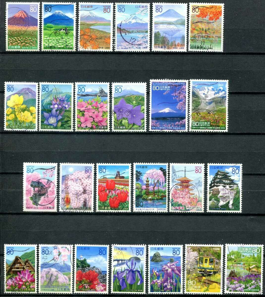 Japan USED - Flora, Flowers, Views