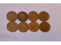 Γαλλία lot 10 centimes 1970 - 1979