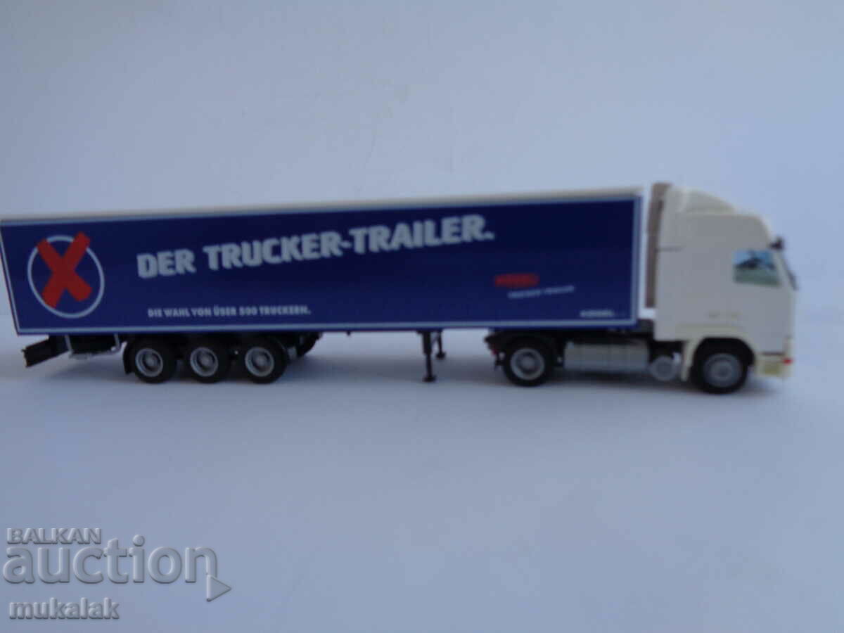 HERPA H0 1/87 VOLVO TRUCK MODEL TRACTOR TOY - 5 HERPA H0 1/87 VOLVO TRUCK MODEL TRACTOR TOY - 5