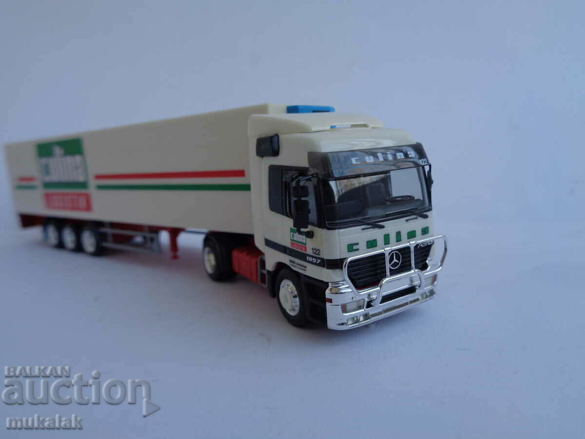 Licitație HERPA H0 1/87 MERCEDES BENZ ACTROS TRUCK MODEL TIR