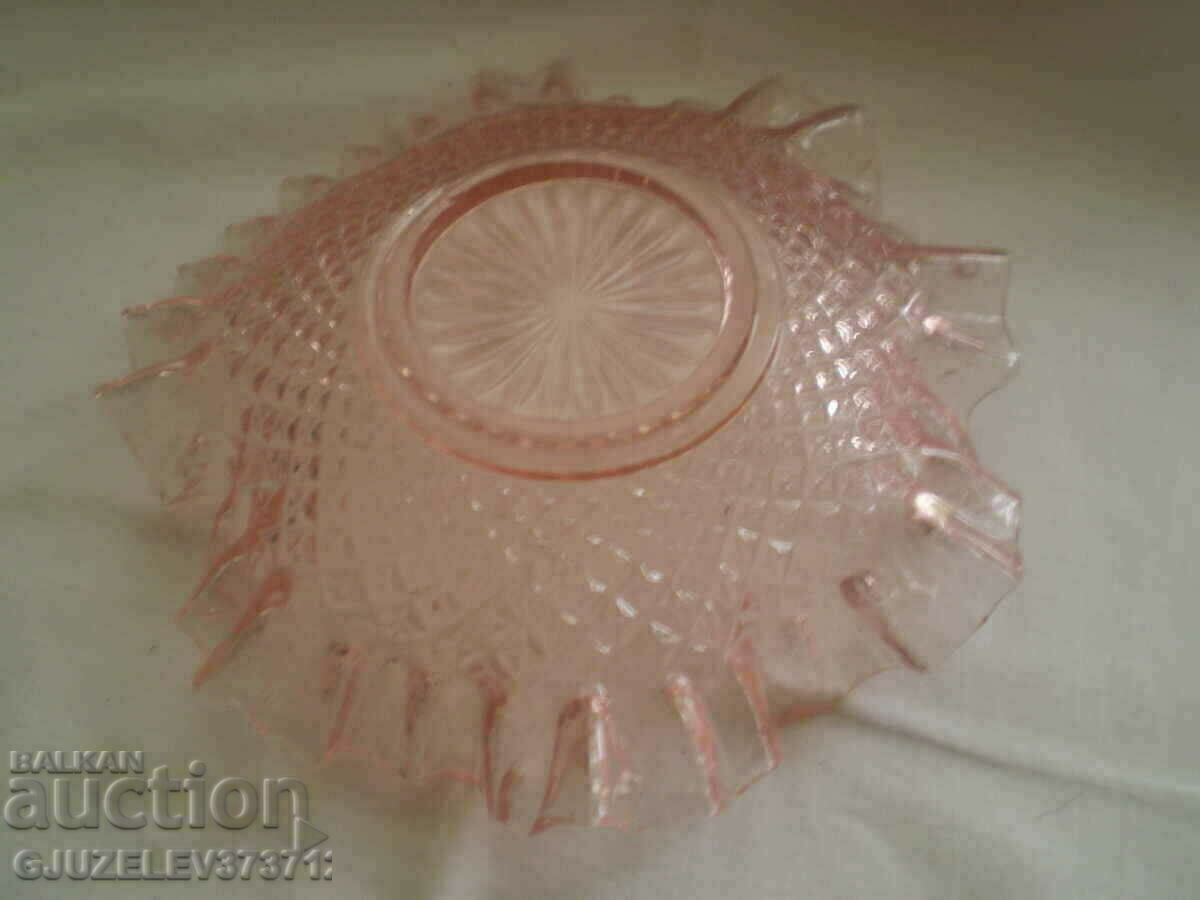 Παράδοση ΣΠΑΝΙΑ αρ νουβό ροζ σγουρή γυάλινη καραμέλα