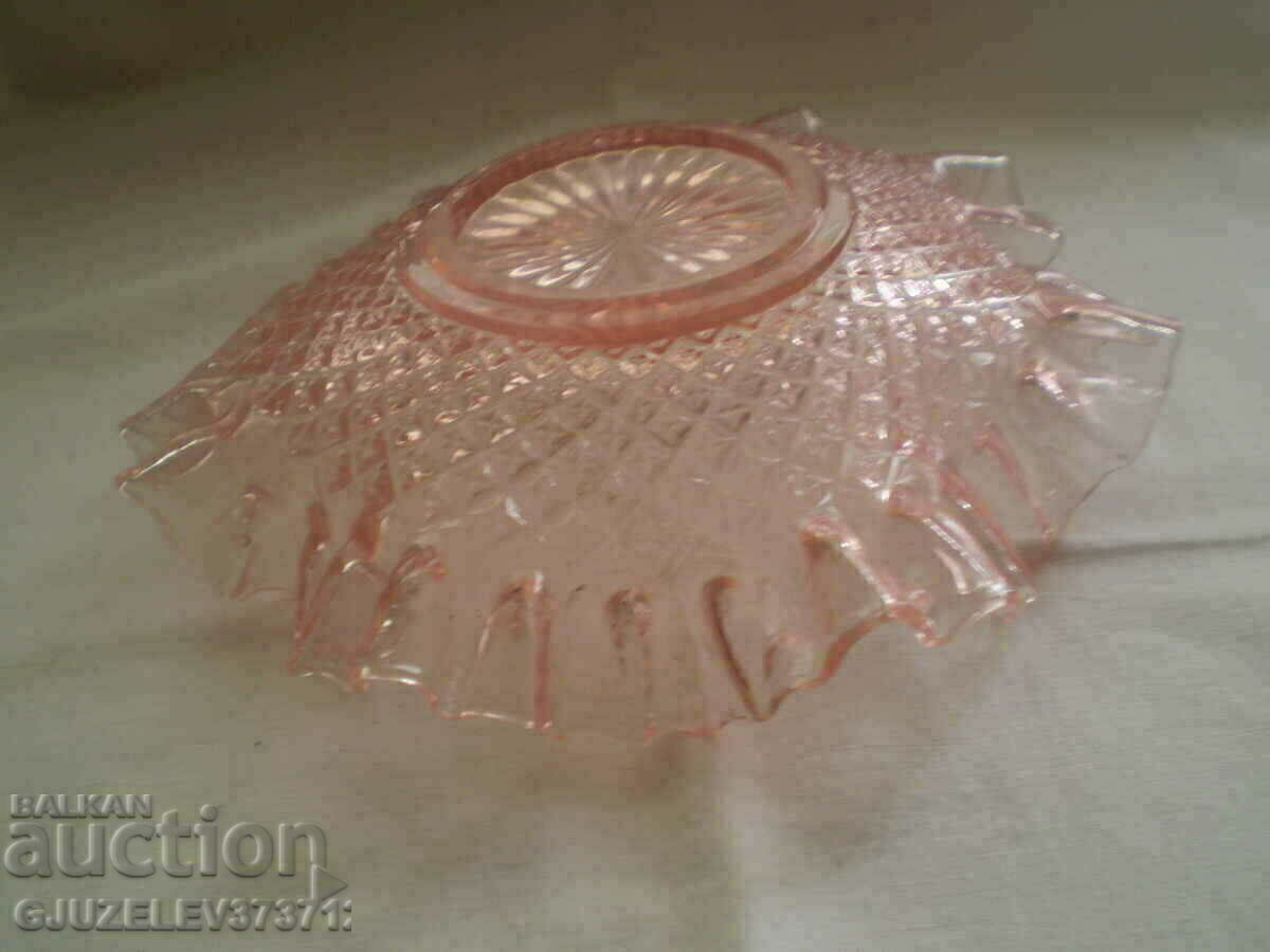 ΣΠΑΝΙΑ αρ νουβό ροζ σγουρή γυάλινη καραμέλα - 5