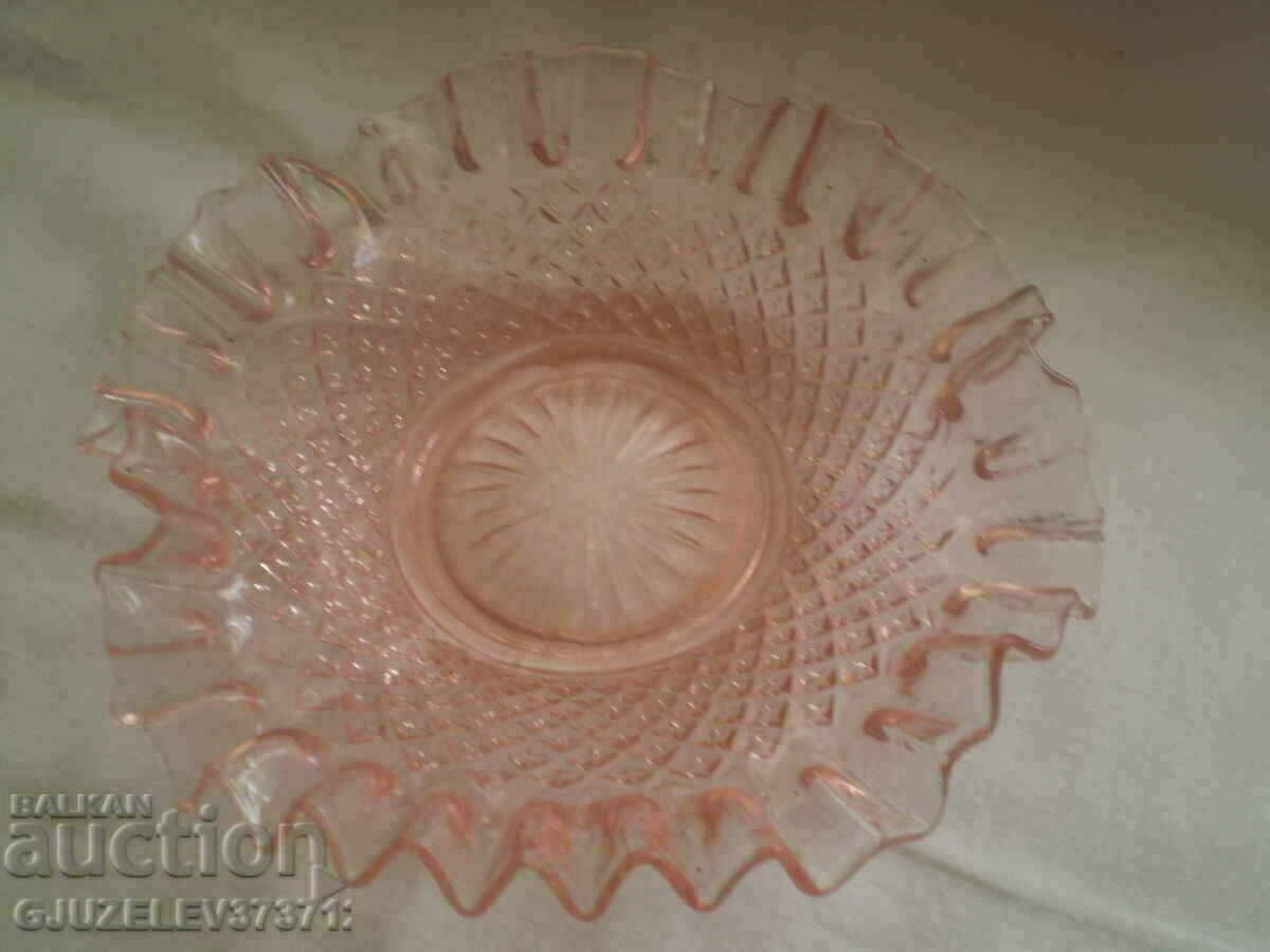 ΣΠΑΝΙΑ αρ νουβό ροζ σγουρή γυάλινη καραμέλα - 7