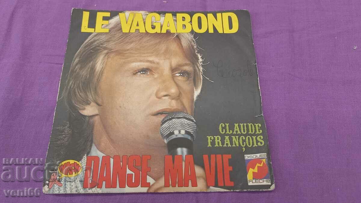 Disc de gramofon - format mic Claude Francois