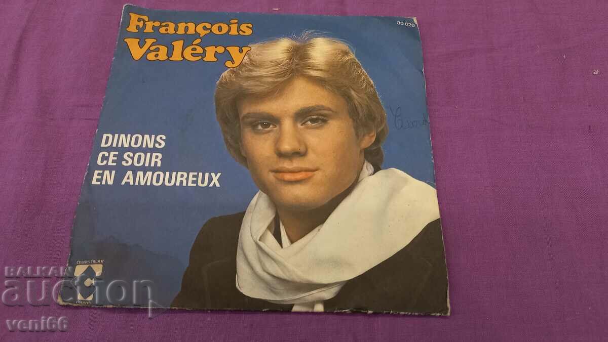 Disc de gramofon - format mic Francois Valery