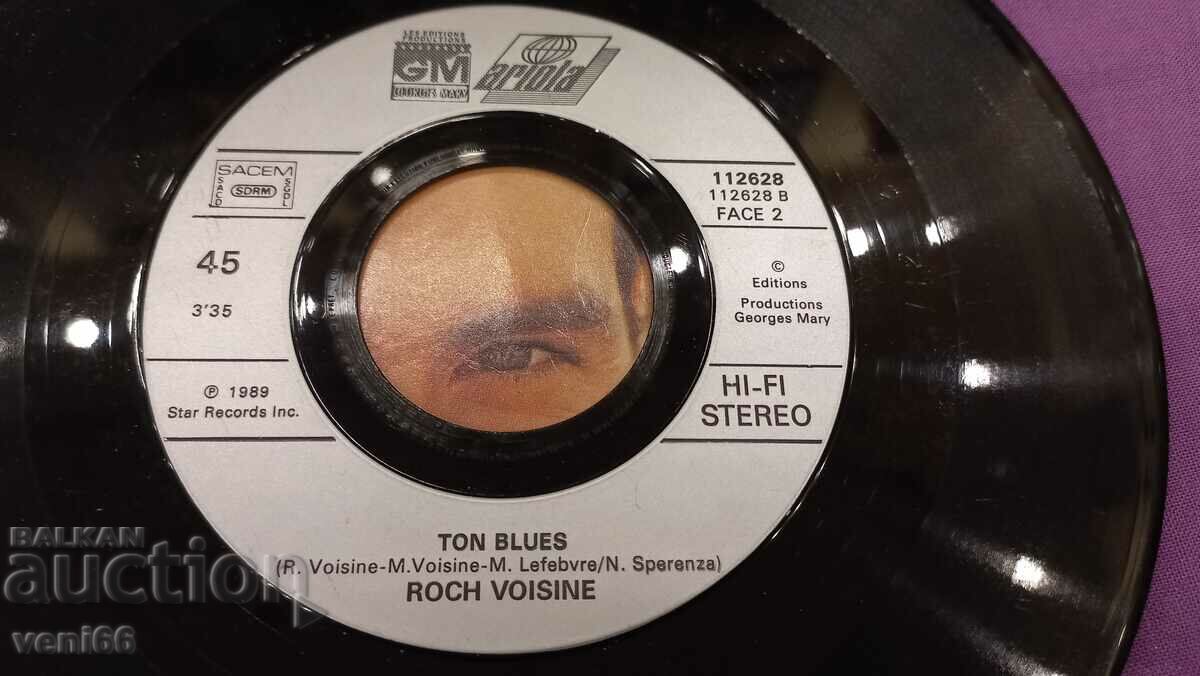 Auction Gramophone record - small format Roch Voisine Auction Gramophone record - small format Roch Voisine