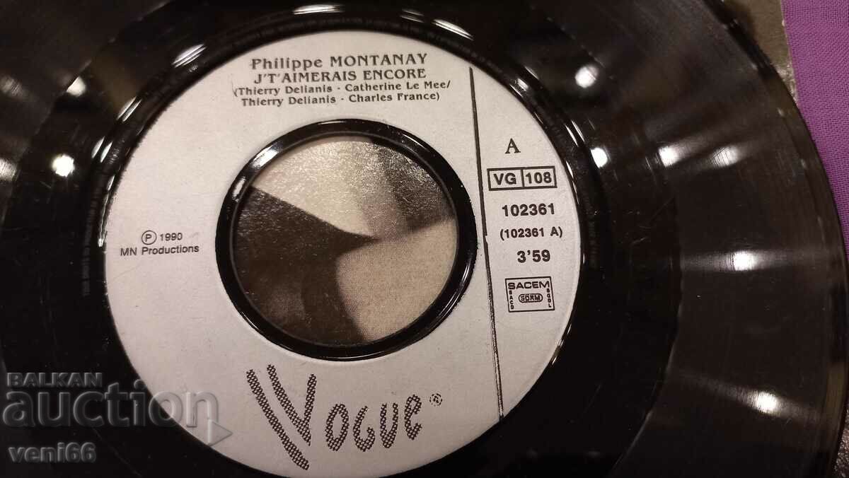 Auction Gramophone record - small format Philip Montana Auction Gramophone record - small format Philip Montana