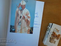 Йоан Павел II Отец Мечислав Малински   Автограф