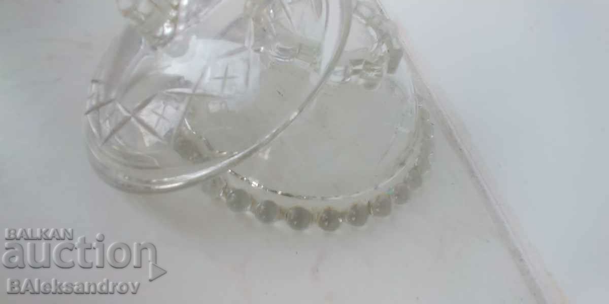 Beautiful glass sugar bowl - 5 Beautiful glass sugar bowl - 5