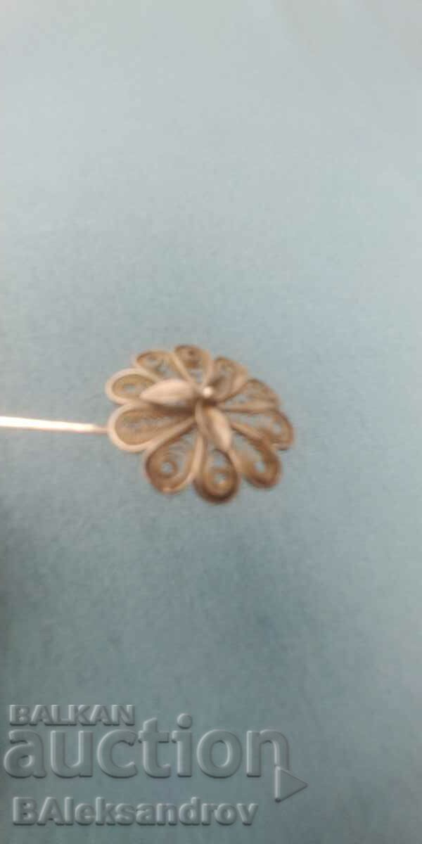 Ασημένια καρφίτσα φιλιγκράν - 6 Ασημένια καρφίτσα φιλιγκράν - 6