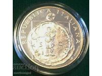10 евро 2005 Италия "Мир и Свобода" UNC PROOF сертификат