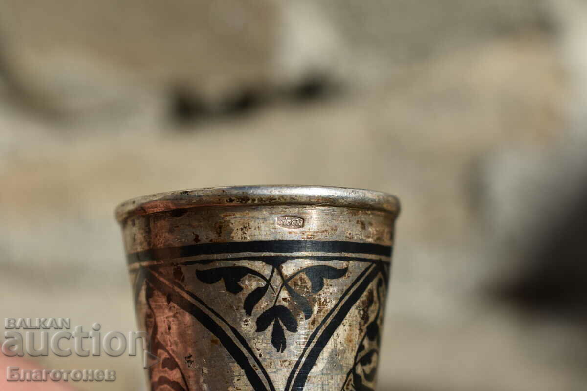 Delivery of Silver Russian niello cup
