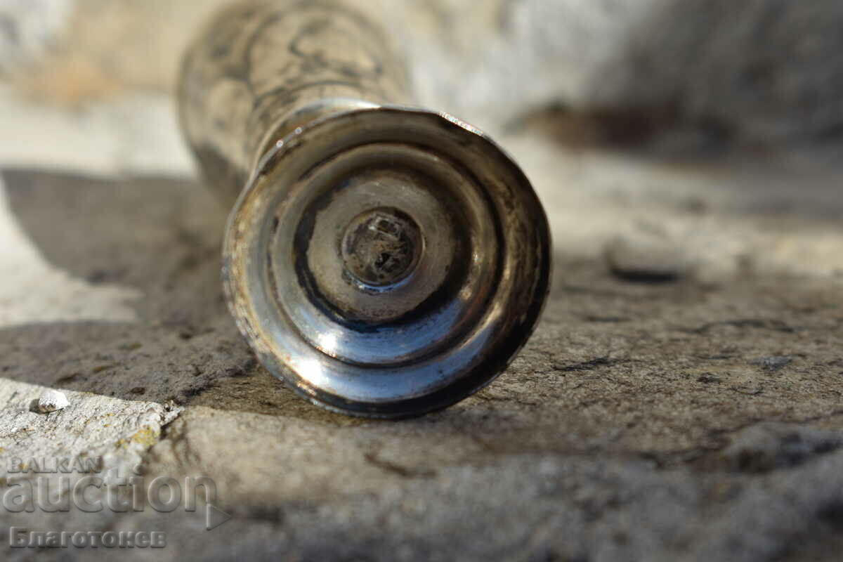 Silver Russian niello cup - 7