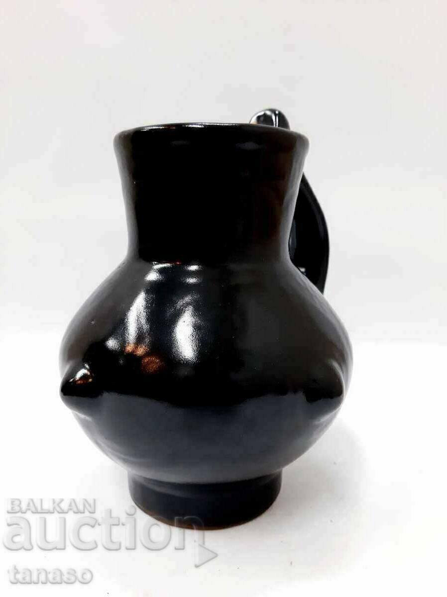 Old black ceramic jug (6.2) with price € 15.00 | 29.34 BGN