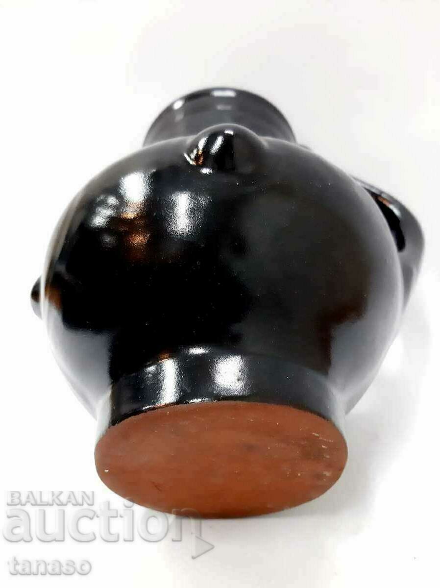 Old black ceramic jug (6.2) - 7