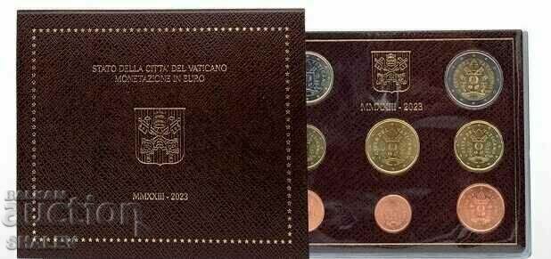 Vaticana 2023 - series of 8 coins Vaticana / RARE !!! - Unc