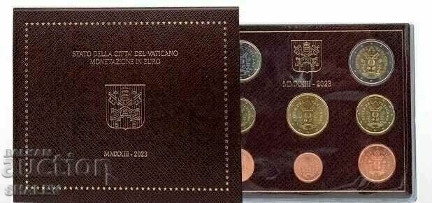 Vaticana 2023 - series of 8 coins Vaticana / RARE !!! - Unc