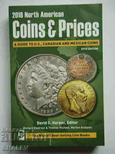 North America Coin Catalog 2018 Krause Edition!!! with price 64.89 BGN | € 33.18 North America Coin Catalog 2018 Krause Edition!!! with price 64.89 BGN | € 33.18