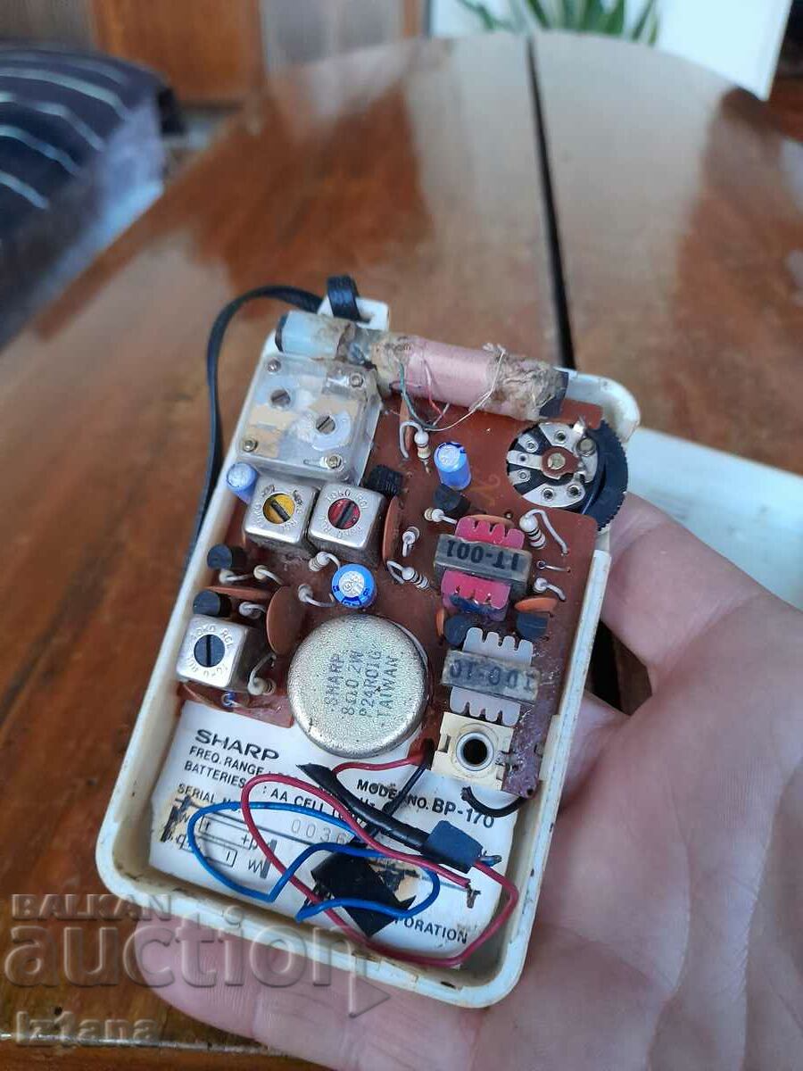 Old radio, Sharp radio receiver - 7