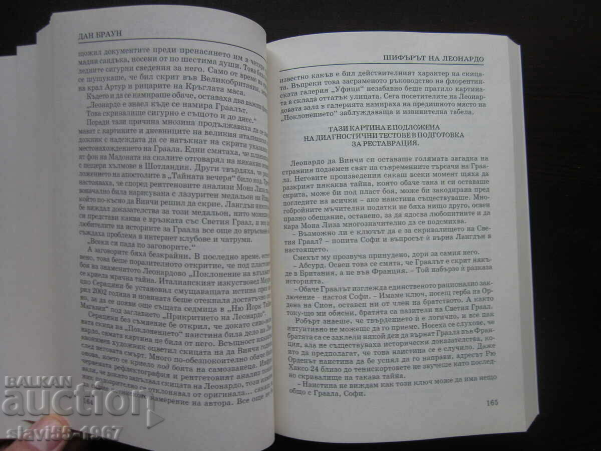 Delivery of THE LEONARDO CODE BY DAN BROWN 2003 BZC !!! Delivery of THE LEONARDO CODE BY DAN BROWN 2003 BZC !!!