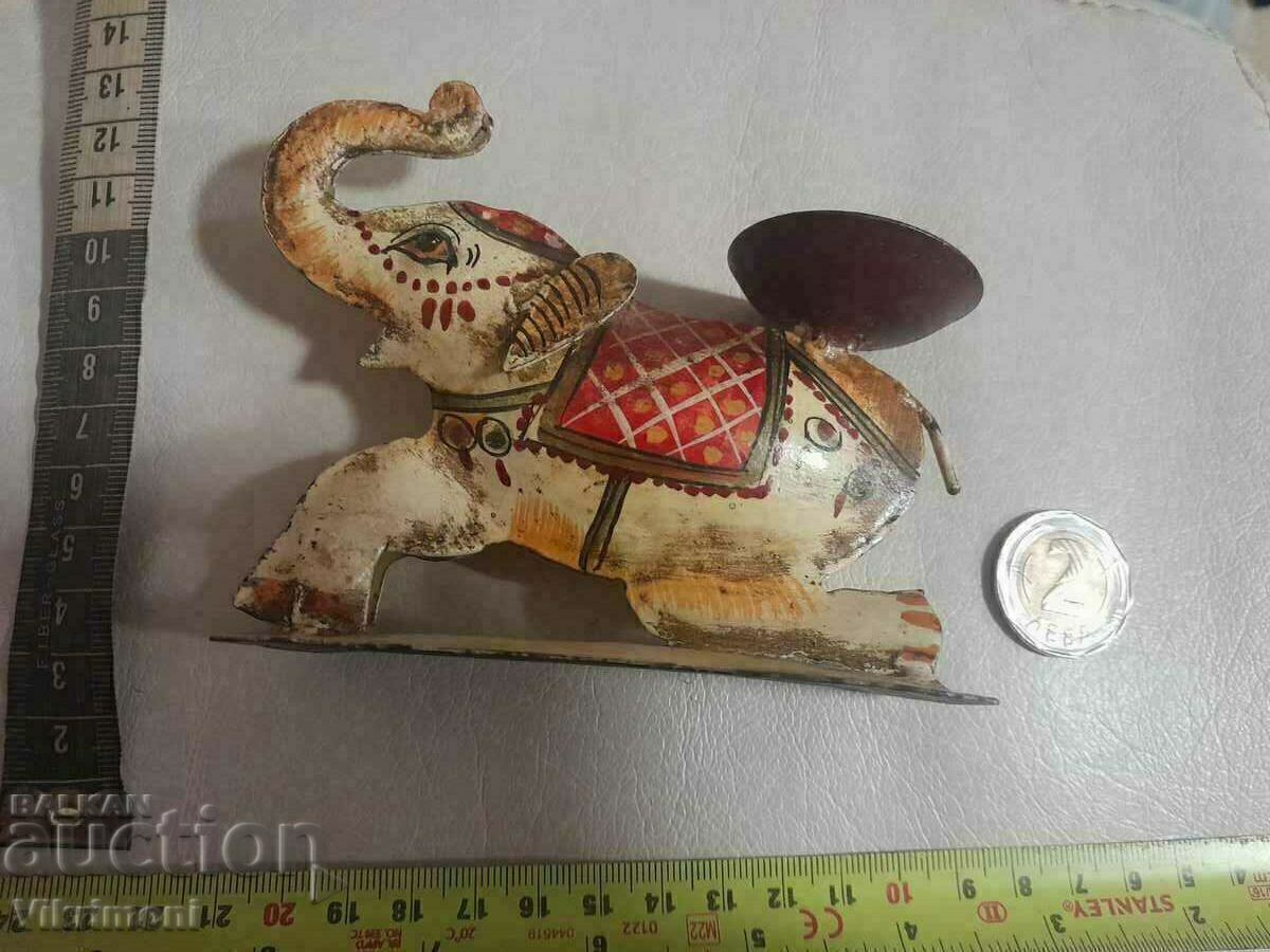 Auction Figure, toy, Art Deco, candlestick, elephant tin, painted Auction Figure, toy, Art Deco, candlestick, elephant tin, painted