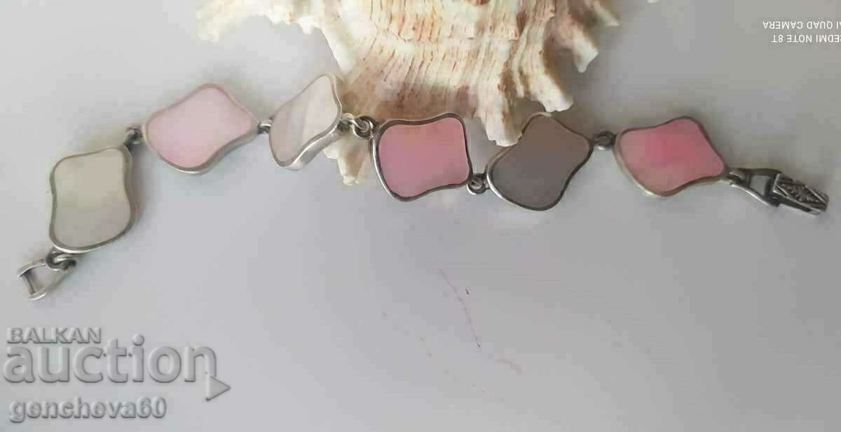 COLLAR Retro bracelet 23g. silver, mother of pearl with price € 70.00 | 136.91 BGN