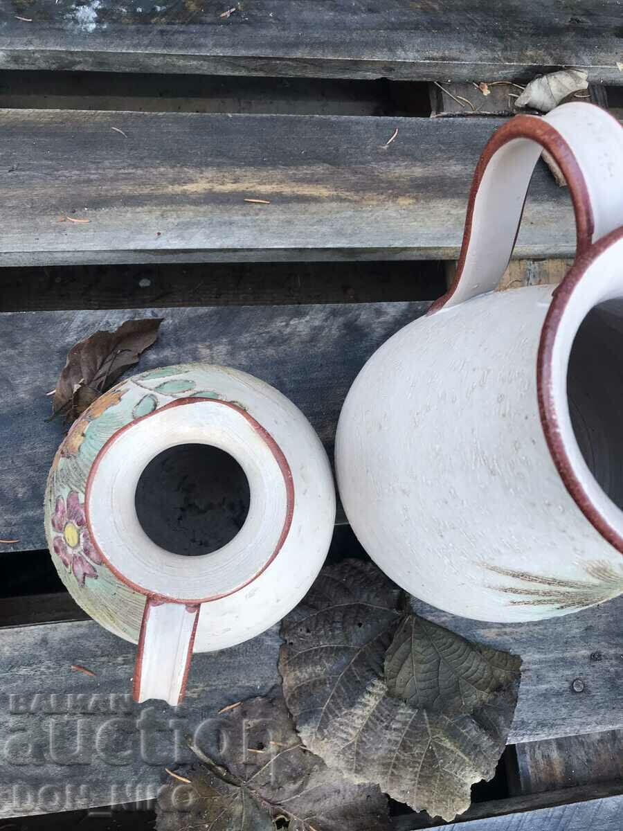 Ceramic jugs 2 pieces - 7 Ceramic jugs 2 pieces - 7