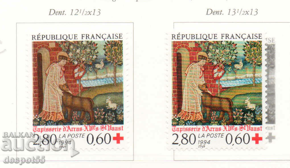 1994. Франция. Червен кръст.