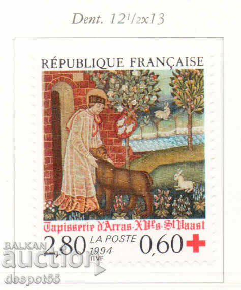 1994. Франция. Червен кръст 12,5/13.