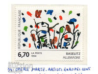 1994. Γαλλία. Πίνακας του Georg Baselitz.
