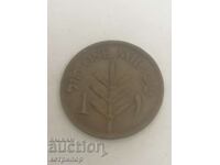 1 mils 1937 Palestine Rare Copper