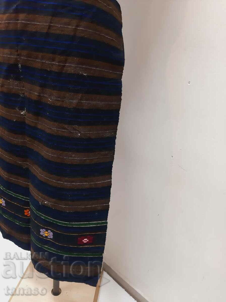 Old Woven Embroidered Wool Apron(16.3) - 5 Old Woven Embroidered Wool Apron(16.3) - 5