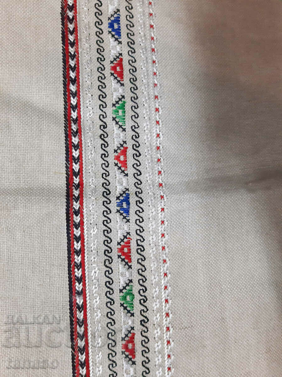 Auction Old linen tablecloth, checked(16.4) Auction Old linen tablecloth, checked(16.4)