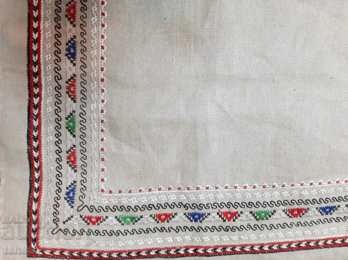 Delivery of Old linen tablecloth, checked(16.4) Delivery of Old linen tablecloth, checked(16.4)